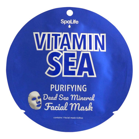 SpaLife Vitamin Sea Purifying Dead Sea Mineral Facial Mask 10 count...