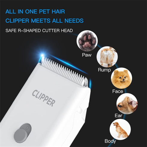 Home Professional Dog Grooming Kit - Low Noise, Waterproof, and Rechargeable Clipper for Dogs and Cats...