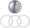 Sivaphe 6 Cups Stovetop Espresso Coffee Maker Replacement Infuser Parts Only for Stainless Steel Italian Moka Pot, 1 Filter and 3 Silicone Gasket ...