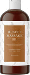 Sore Muscle Massage Oil for Body - Relaxing Massage Oil for Massage Therapy with Lavender and Rosemary Oils for Muscle Relief - Gentle Warming Mas...