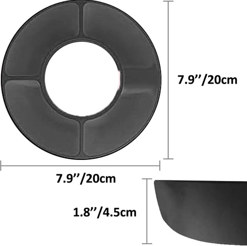 Snack Bowl for Stanley 40 oz Tumbler with Handle, Silicone Reusable Snack Ring Snack Tray Fits for Stanley Cup 1.0/2.0, Suitable for Cinema, at Ho...