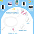 Kigeli 20 Pack Kids Bulk Earbud Headphones for Classroom Student Wired Headphones in-Ear Earbud 3.5 mm Disposable Earphones Set for Kids Adults Cl...