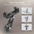 SMALLRIG Universal Phone Tripod Mount, Metal Cell Phone Mount with Cold Shoe Mount and M4 screws for DJI Stabilizers, Free Adjustment Phone Mount ...