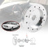 0.5" Steering Wheel Hub Adapter Conversion Spacer,6 Hole to 3 Hole Steering Wheel Adapter Boss Kit(Silver)...