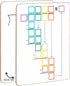 Dry Erase Division Chart White Board, 9" x 12" Double Side Table Math Manipulatives Lapboard for Kids Students Classroom Home...