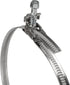 5" Inch Ducting Clamp - 10 Pieces of Adjustable Stainless Steel Duct Hose Clamps with Worm Gear - Wide Diameter Range Fastener for Flexible Ductin...