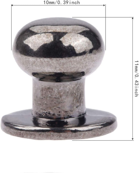 dophee 10Pcs Mini Drawer knobs Jewelry Box Wooden Cases Pulls Cabinet Cupboard Dresser Closet Chest Bin Handles, Zinc Alloy, 0.39"x0.43", Silver...