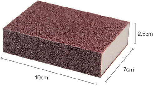5 Pack Nano Carborundum Sponge, Emery Sponge Brush Eraser Scrub, Kitchen Magic Cleaning Sponge for Removing Rust Cleaning Pots and Pans, 2022 New ...