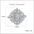 Princess Cut CZ Wedding Engagement Ring for Women Girls Big Crystal Cluster Adjustable Finger Band Rings Comfort Fit Fashion Art Deco Birthday Wed...