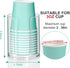 Bathroom Cup Dispenser, Disposable Mouthwash Cups Holder Fit 3oz-4oz Small Paper Cups, Clear Plastic Cup Dispenser for Bathroom Vanity Countertop ...