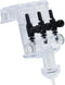 2-Way Aquarium Air Check Flow Control Switch Gang Valve, Aquarium Accessories for Splitter, Tank, Pump(Clear, Black)...