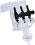 2-Way Aquarium Air Check Flow Control Switch Gang Valve, Aquarium Accessories for Splitter, Tank, Pump(Clear, Black)...