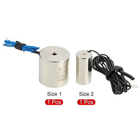 MECCANIXITY Electric Lifting Magnet Lift Holding DC 5V 50N and DC 12V 70N for Laboratory Equipment 1 Set...