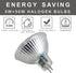 FTL MR16 LED Light Bulbs 3000K Warm White AC/DC 12V Non Dimmable Glass Cover 5W 500lm GU5.3 Spotlight 50W Halogen Replacement for Track Lighting a...