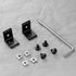 10Sets 2020 Corner Bracket Connectors for 2020 Series 6mm Slot Aluminum Extrusion Profile Accessories(L Black)...
