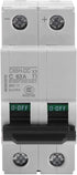 2-Pole Circuit Breaker, 250V DC 2P DIN Rail Mount Miniature Circuit Breaker, 16A/32A/63A 1pc for Solar Panels Grid System Wind, Solar System & Oth...