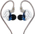 Linsoul KZ ZSN Pro Dual Driver 1BA+1DD Hybrid Metal Earphones HiFi in-Ear Monitor with Detachable Recessed 2Pin Cable, Zin Alloy Panel (Without Mi...