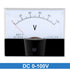 uxcell DC 0-100V Analog Panel Voltage Gauge Volt Meter 44C2 1.5% Error Margin...