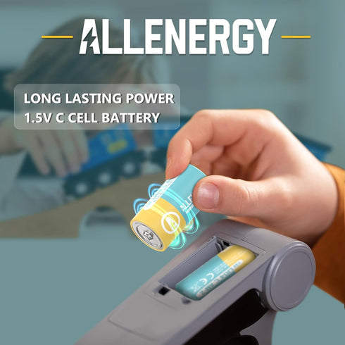 C Batteries 4 Pack Alkaline 1.5V LR14 Batteries C Size...
