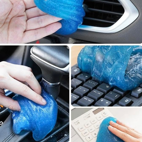 Car Cleaning Gel, 75g/2.6oz 1 Pack Car Detailing Tools, Universal Cleaning Kit for Car Keyboard Microphone Remote Control, Dust, Cookie Crumbs, Ha...