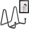 TR-LIFE Plate Stands for Display - 3 Inch Plate Holder Display Stand + Metal Frame Holder Stand for Picture, Decorative Plate, Book, Photo Easel (...