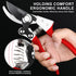 Garden Pruners, Heavy Duty Garden Clippers,Pruning Shears with Adjustable Thumb Lock,Hand Gardening Tools Pruners,Stainless Steel Sharp Gardening ...