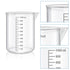 23Pcs Plastic Graduated Cylinders Beakers Set- 6 Clear Plastic Graduated Cylinders 25/50/100/250/500/1000ml, 4 Plastic Beakers 10/25/50/100ml with...