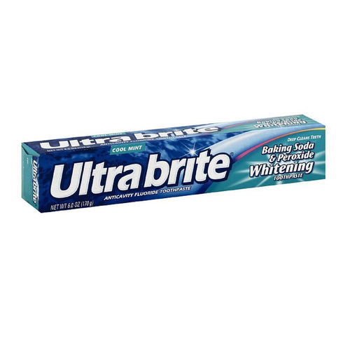 Ultra Brite Bk Sda Size 6z Ultrabrite Baking Soda & Peroxide Whitening Toothpaste, Pack of 2...