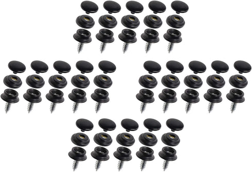 Mini Skater 20 Sets Fastener Screw Snap Stainless Steel Marine Grade Upholstery Boat Cover Buttons Fastener Kit for Furniture Canvas Fabric Boats ...