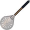 Perforated Pizza Peel Round 8 Inch Samll Aluminum Pizza Turning Peel Paddle with Metal Handle for Pizza Making Oven Accessories...