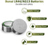 BONAI LR44 AG13 Batteries 1.5v Button Cell Battery 50 Count, A76 357/303 L1154f SR44 Battery High Capacity Packaging Upgrade…...