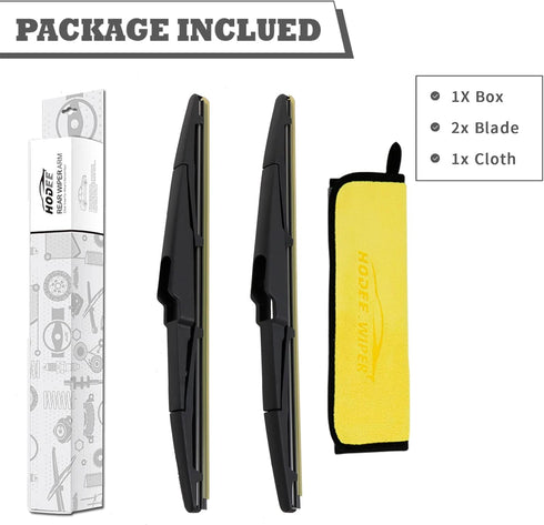 (Pack of 2) Rear Wiper Blade Kit Set Replacement for Hyundai New Santa Fe 2013-2017,Kia Sedona 2015-2022 Rear Wiper Accessories Parts,Wiper Blade ...