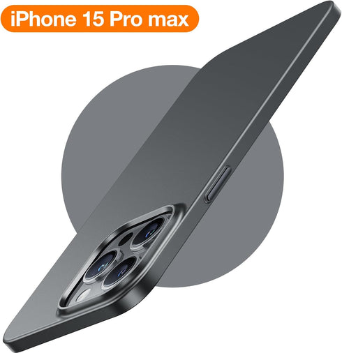 TORRAS Magnetic Slim-Fit for iPhone 15 Pro Max Case, Ultra-Thin 15 ProMax Phone Case Compatible with MagSafe, Lightweight Anti-Scratch Matte Hard ...