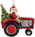 Jim Shore Country Living Santa Driving Tractor Christmas Ornament 6009132...