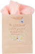 Christian Art Gifts Gift Bag/Tissue Paper Set Abundantly Blessed Deuteronomy 7:13 Bible Verse, Pink Butterfly, Medium...