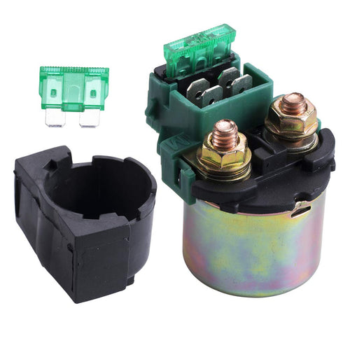 Starter Relay Solenoid for Kawasaki Bayou 220 KLF220 1988-2002 Bayou 250 KLF250 2003-2010 KLX650 1993-1996 Vulcan 800 1996-2005 Honda VT750C Shado...