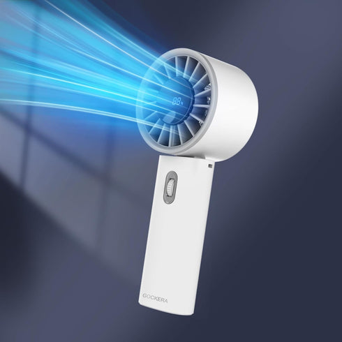 Portable Fan,1-100 Speeds Adjustable Personal Fan, 4200mah Battery Operated Fan, Digital Display, Small Handheld Fan for Women Men Outdoor Indoor ...