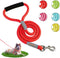 4 FT Dog Leash with Comfortable Padded Handle Threads for Small Medium and Large Dogs Puppy Laisse Pour Chien (4FT-0.28"(Pack of 1) Red S)...