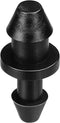 70 Pack Drip Irrigation Universal 1/4" Barbed End Plug Fittings, Barbed Connectors for Drip or Sprinkler System...