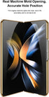 SHIEID Z Fold 4 Case, Galaxy Z Fold 4 Case Ultra-Thin Tempered Glass Phone Case Protective Cover for Samsung Galaxy Z Fold 4 Fashion Electroplated...
