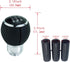Abfer 5 Speed Shift Knob Leather Gear Shifting Stick Car Handle Shifter Knobs Transmission for Most Manual Vehicles...