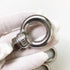 M8 Shoulder Eye Bolt, 4pack Stainless Steel Eye Bolts 5/16" Heavy Duty Screw Bolt Accessories Include Nuts and Washer(Thread Length 50mm)...