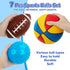 Balls for Toddlers 1-3,Toddler Sports Toys,Set of 7 Kids Ball Soft Foam Baby Sports Balls- Soccer Ball Basketball Baseball Rugby Bounce Ball Playg...