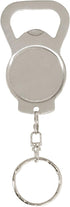 Thirsty Rhino Koin, Stainless Steel Vintage Bottle Opener Keychain Key Ring, Brushed Silver (Set of 1)...