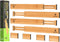 ANTOWIN Bamboo Drawer Dividers Organizers, Drawer Separators Splitter,17-22 inches Long Adjustable Spring-loaded Organizer for Large Utensil, Clot...