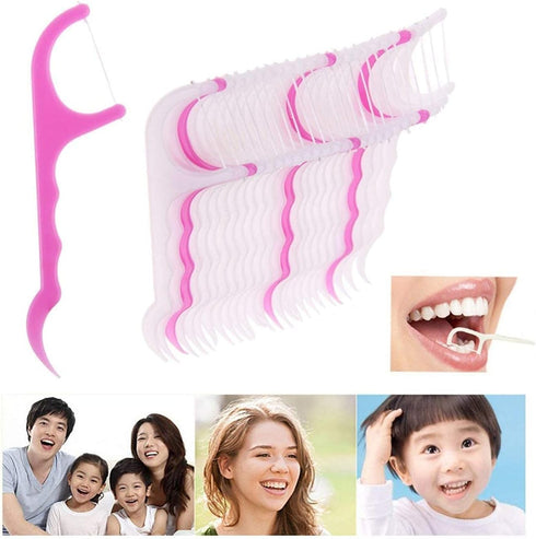 5 pkt Oral Care Dental Floss Toothpick Floss Tooth Pick (120 pc)...
