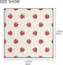 Women's Scarf Silk Strawberry Design Square Hair Scarf Satin Headscarf Neck Head Scarf…...