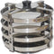 Tabakh 4-Plate Stainless Steel Dhokla Stand, Medium, Silver...
