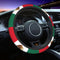 Mexico Flag Pattern Car Steering Wheel Cover Soft Elasticity Universal 15 Inch Car Accessories Steering Wheel Protector for Women Men Girls Lady...