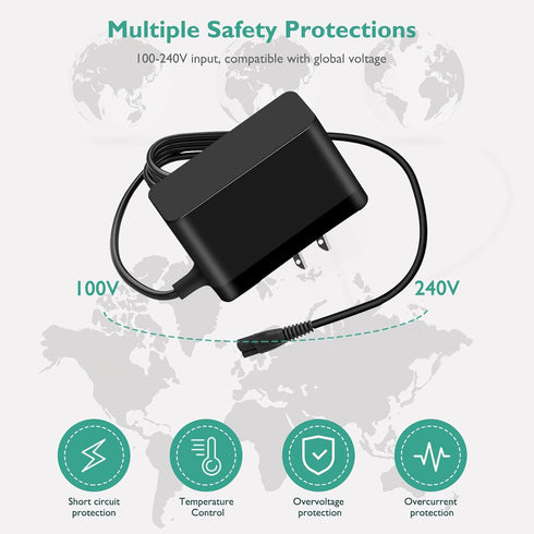 Charger Compatible with Bissell Pet Hair Vacuum 2390 2390A 23903 2284 2284W 14.4V Lithium Ion Cordless Hand Vacuum 1614206 Replacement Power Suppl...